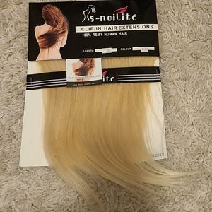 Remy hair extensions 12 inch blonde